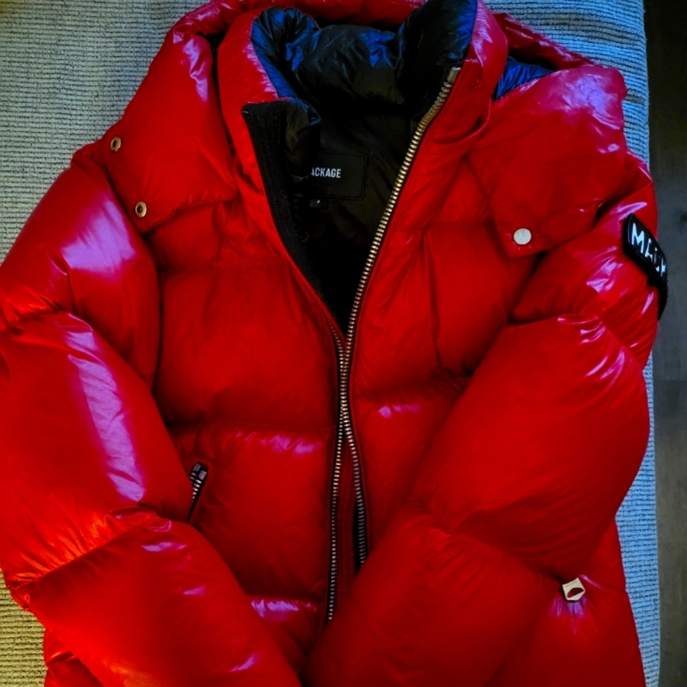 Boys Mackage puffer coat